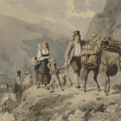 A young family of shepherds